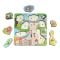 Puzzle din lemn cu sunete si lumini, Animale, 6 piese