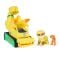 Vehicul de salvare cu figurina, Paw Patrol, Dino Rescue Bulldozer, Rubble, 6075771