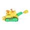Vehicul de salvare cu figurina, Paw Patrol, Dino Rescue Bulldozer, Rubble, 6075771