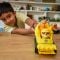 Vehicul de salvare cu figurina, Paw Patrol, Dino Rescue Bulldozer, Rubble, 6075771