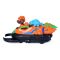 Vehicul de salvare cu figurina, Paw Patrol, Dino Rescue Hovercraft, Zuma, 6075773
