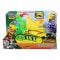 Vehicul cu figurine, Paw Patrol the Dino Movie, Chomp and Rescue Bulldozer, 6075978