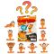 Figurina surpriza 3D, Cool Things, Garfield Buddies