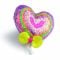 Set de creatie cu sclipici Paulinda, Magic Glitter 3In1, Plush Brooch Design
