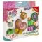 Set de creatie cu sclipici Paulinda, Magic Glitter 3In1, Plush Brooch Design