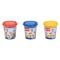 Set plastilina 3 culori Crafy, Echipa Nationala de Fotbal a Romaniei, 360 g