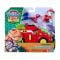 Vehicul de salvare cu figurina, Paw Patrol, Dino Rescue Fire Truck, Marshall, 6075757