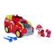 Vehicul de salvare cu figurina, Paw Patrol, Dino Rescue Fire Truck, Marshall, 6075757