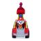 Vehicul de salvare cu figurina, Paw Patrol, Dino Rescue Fire Truck, Marshall, 6075757