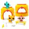 Set de joaca cu 3 figurine, Littlest Pet Shop, Tiki Jungle
