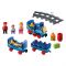 Set de constructie Playmobil 1.2.3 - Tren cu sina (6880)