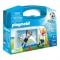 Set de constructie portabil Playmobil Sports & Action - Poarta de Fotbal (5654)