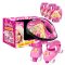 Set de protectie, casca si role cu 4 roti STAMP Barbie, Marime 25 - 32