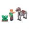 Set Figurina Minecraft - Alex & Skeleton Horse