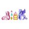 Set Figurine My Little Pony Sweet Celebration - Princess Luna & Pinkie Pie