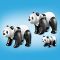 Set figurine Paymobil City Life - Familie de ursi panda (6652)