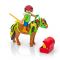 Set figurine Playmobil Country - Ingrijitor si ponei cu floricele (6968)