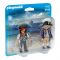 Set figurine Playmobil Pirates - Pirat si soldat (6846)