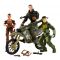 Set figurine actiune cu motocicleta de teren The Corps The Collection