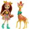 Set papusa cu animalut Mattel Enchantimals, Gillian Giraffe, FKY74