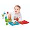Set 4 covorase senzorial cu 8 cuburi moi, Clementoni, Soft Clemmy