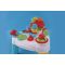 Masuta cu activitati si 10 cuburi moi, Clementoni, Soft Clemmy