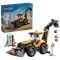 LEGO® City - Buldoexcavator galben (60480)