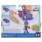 Figurina cu vehicul, Spidey and His Amazing Friends, Spidey, F74545