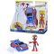 Figurina cu vehicul, Spidey and His Amazing Friends, Spidey, F74545