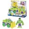 Figurina cu vehicul, Spidey and His Amazing Friends, Hulk, F74575
