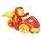 Figurina cu vehicul, Spidey and His Amazing Friends, Iron Man, F74585