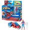 Figurina cu motocicleta, Marvel Spider- Man, Web Blast Cycle, 10 cm