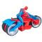 Figurina cu motocicleta, Marvel Spider- Man, Web Blast Cycle, 10 cm