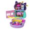 Set de joaca cu 2 papusi si 12 accesorii Polly Pocket Sushi Shop Cat, HCG21