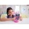 Set de joaca cu 2 papusi si 12 accesorii Polly Pocket, Bubble Tea Panda, HWN95