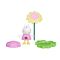 Set figurina cu umbrela, Peppa Pig, Muddy Friends, Suzy, G1350
