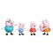Set de joaca cu 5 figurine Peppa Pig, Peppas Family, G0506