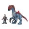 Set dinozaur cu figurina, Imaginext Jurassic World, Therizinosaurus, GVV63