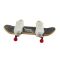 Set mini placa skateboard cu pantofi, Hot Wheels, HGT49