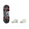 Set mini placa skateboard cu pantofi, Hot Wheels, HGT49