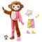 Papusa Barbie, Seria Jungle, Cutie Reveal, Monkey, HKR01