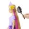 Papusa cu accesorii pentru par, Disney Princess, Rapunzel, HLW18