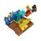 Set de joaca cu masina Monster Trucks, Hot Wheels, Car Jump Challenge, HNB94