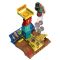 Set de joaca cu masina Monster Trucks, Hot Wheels, Car Jump Challenge, HNB94
