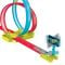 Set masina si pista, Hot Wheels, Neon Speeders, Laser Stunt Slamway, HPC05