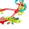 Set de joaca circuit cu masina, Hot Wheels, Neon Speeders, Skyscraper Speed Circuit Track, HPC07