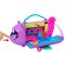 Set de joaca cu 2 papusi, Polly Pocket, Kitty Airplane, HWP19