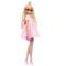 Papusa in rochie roz cu fundita, Barbie, Deluxe Style, HYV27