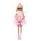 Papusa in rochie roz cu fundita, Barbie, Deluxe Style, HYV27
