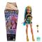 Papusa surpriza cu 5 accesorii, Monster High, Buried Secrets, Cozy Creepover, HYV64